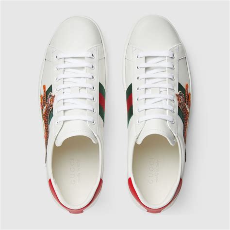 gucci ace tiger sneakers|Gucci tiger sneakers high.